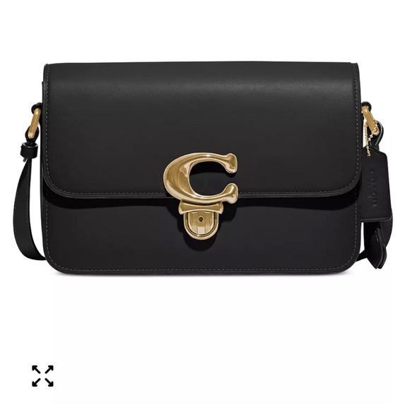 Coach Studio Bag Black Glovetanned Leather EUC soft lining Gold Hardware 🖤 - Picture 16 of 16